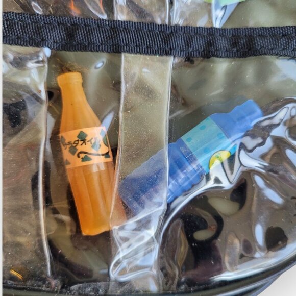 Y2K Japan Transparent Mini Backpack with Toy Accents 1996 NWT - Picture 11 of 14